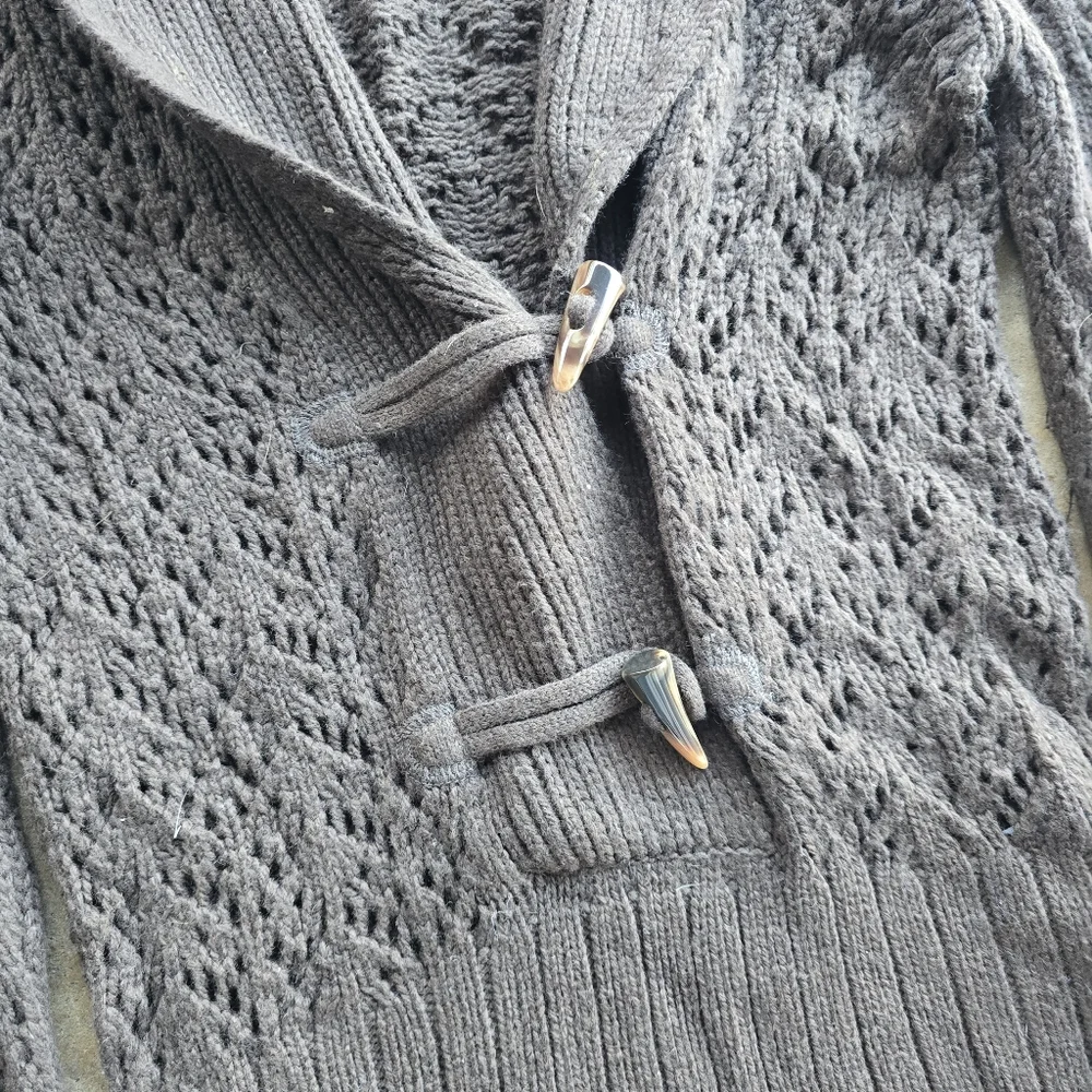 Vintage Old Navy Bella Swan Dainty Sleeve Knit Cardigan Sweater Size M - Picture 3 of 5